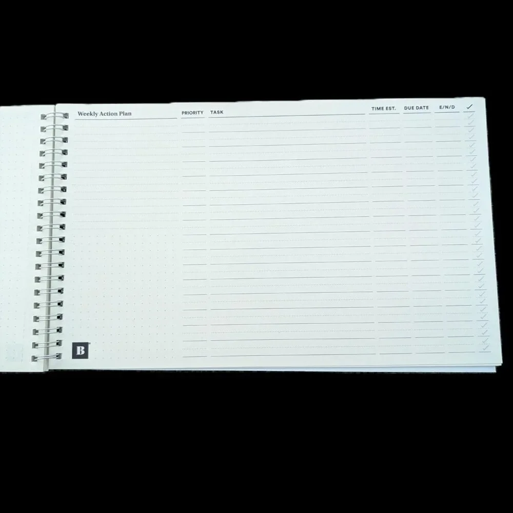 Best Self Weekly Action Plan and Project Action Plan